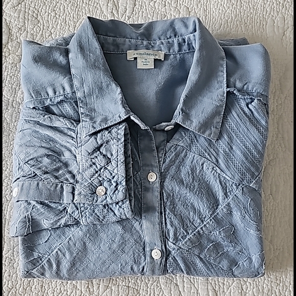 Sundance Simply Shannon Patchwork Buttoned Shirt - Picture 13 of 13